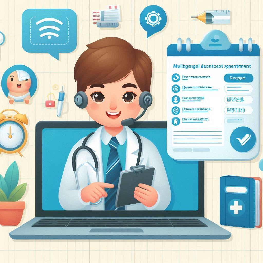 Multilingual Doctor Appointment Copilot built with Microsoft Copilot Studio